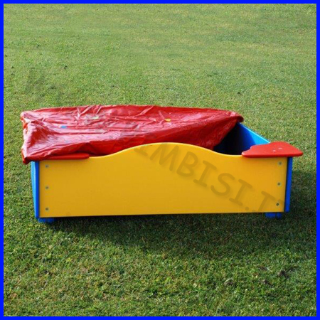 Copertura Per Sabbiera - 150 X 150 C, Protezione Ipereabile E Anti-UV Per Giochi Di Sabbia - 4