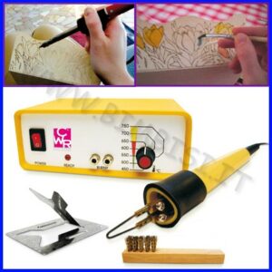 PIROGRAFO CON REGOLAZ CALORE + ACCESSORI