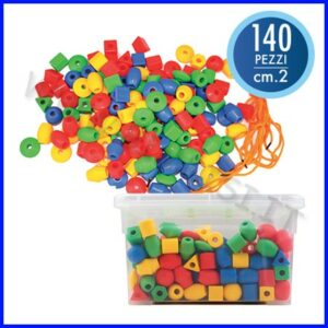 PERLE DA INFILARE MEDIE CM.2 - BAULETTO  140 PEZZI