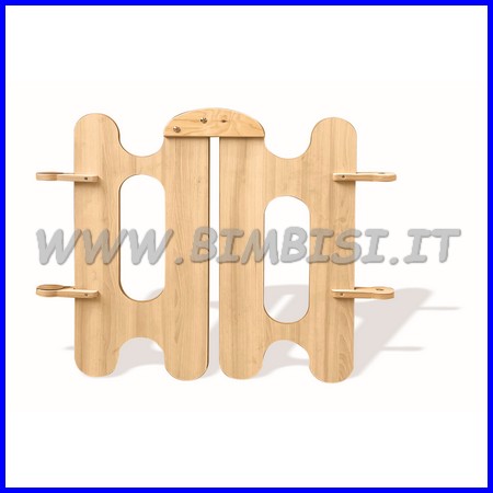 STACCIONATA IN LEGNO CON PIEDINI PZ. 5 – Bimbi Si