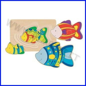 PUZZLE A STRATI PESCE (11 PZ.)