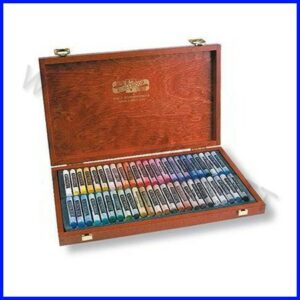 PASTELLI MORBIDI ARTISTI KIN - CASSETTA  LEGNO 48 PZ ASSORTITI