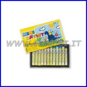 PASTELLI A OLIO TONDI "MINI" 12 COLORI   ASSORTITI
