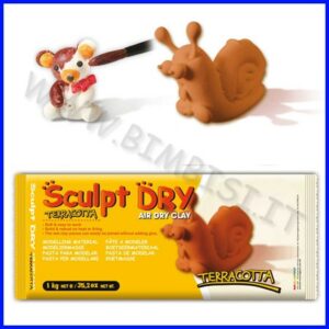 PASTA PER MODELLARE SCULPTDRY TERRACOTTA KG1 FINO AD ESAURIMENTO