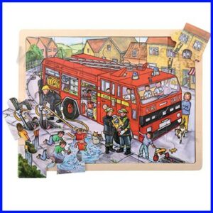 PUZZLE GIGANTE CM.43X33 - I POMPIERI
