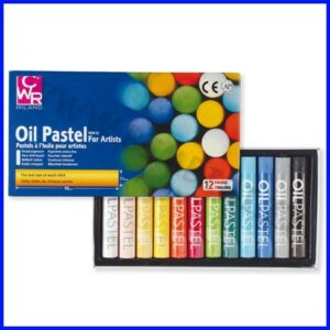 PASTELLI A OLIO TONDI 12 COLORI ASSORTIT