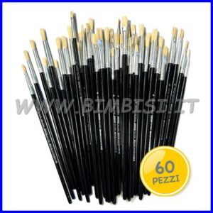 PENNELLI SETOLA - SET 60 PZ.