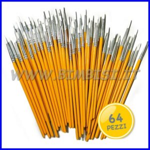PENNELLI SINTETICI - SET 64 PZ.