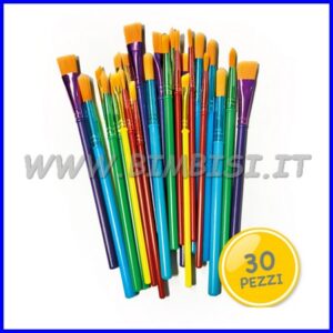 PENNELLI SINTETICI MIX - SET 30 PZ.