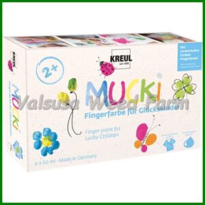 COLORI A DITA PER BAMBINI 50 ML SET 6 FORTUNA MUCKI