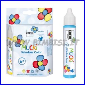 WINDOW COLOR MUCKI SET 4 ASSORTITI