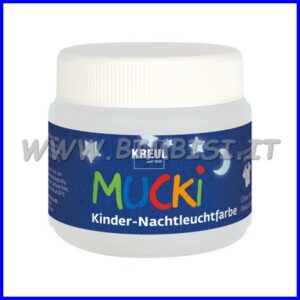 COLORE FOSFORESCENTE PER BAMBINI 150 ML  MUCKI