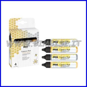 PENNARELLI PER CANDELE SET 4 GLAMOUR LIGHTING KREUL FINO AD ESAURIMENTO