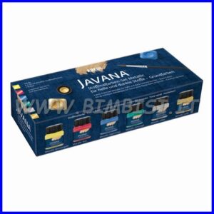 VERNICE TESSUTI METAL JAVANA 20 ML SET 6 ASSORTITI KREUL
