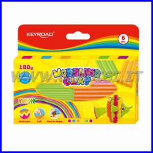 PASTA DA MODELLARE 6 STICK (TOT. GR.180) COLORI FLUO