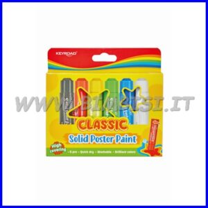 TEMPERA SOLIDA - SET 6 STICK COLORI ASS.