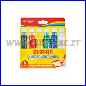 TEMPERA SQUEEZE SET PZ. 6 COLORI CLASSIC FINO AD ESAURIMENTO