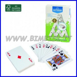 CARTE DA GIOCO GIGANTI CM. 21X13,5 MAZZO PZ. 54