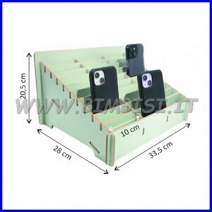 PORTA CELLULARI CON 30 SCOMPARTI